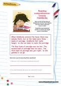 Reading comprehension: Greedy Goldilocks