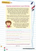 Year 1 reading comprehension: Lucy’s first day