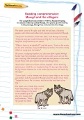 Reading comprehension: Mowgli and the villagers