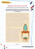 Reading comprehension: the bride
