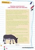 Reading comprehension: THE DONKEY AND THE PAINTING