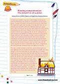 Reading comprehension: The Great Fire of London
