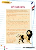 Reading comprehension: THE LION AND THE FLY
