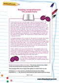 Reading comprehension: The purple fruits
