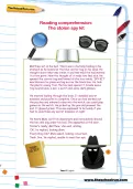 Reading comprehension: The stolen spy kit