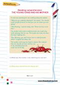 Reading comprehension: THE YOUNG CRAB AND HIS MOTHER