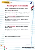 Reading non-fiction books worksheet