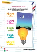 Reading the /igh/ sound worksheet