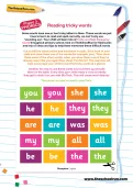 Reading tricky words