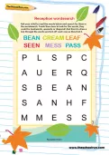 Reception wordsearch