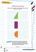 Reflective symmetry worksheet