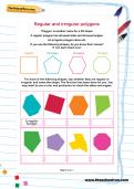 Regular and irregular polygons worksheet