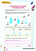Repeating experiments: changing sounds