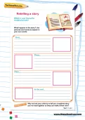 Retelling a story worksheet