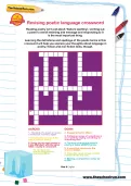 Revising poetic language crossword