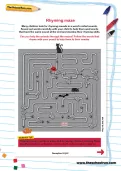 Rhyming maze