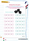 Rolling three dice game 