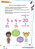 Factors and multiples practice