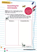 Searching for mini-beasts activity
