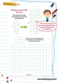 Shapes and scale factors worksheet