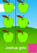 Share objects into two equal groups tutorial