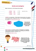 Simile and metaphor worksheet