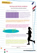 Solving scale factor problems worksheet