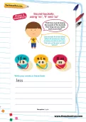 Sound buckets: using 'ss', 'll' and 'zz'