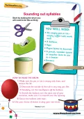 Sounding out syllables