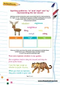 Spelling patterns: ‘ei’ and ‘eigh’ and ‘ey’ representing the /ai/ sound