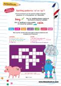 Spelling patterns: oi or oy? worksheet