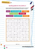 Spelling patterns: the prefix cir- worksheet