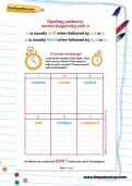 Spelling patterns: words beginning with c