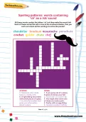 Spelling patterns: words containing ‘ch’ as a /sh/ sound