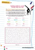 Spelling patterns: words ending -able and -ible