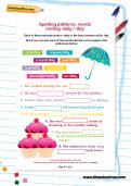 Spelling patterns: words ending -ably / -ibly worksheet