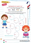 Spelling the /or/ sound: ‘ore’ worksheet