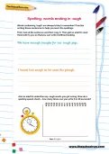 Spelling patterns: words ending in -ough