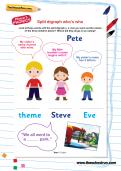 Split digraph who’s who worksheet
