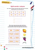 Split words: colours