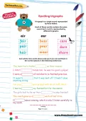 Spotting trigraphs football worksheet