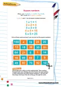 Square numbers
