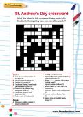 St Andrews Day crossword puzzle
