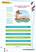 Story structure: beginning, middle and end