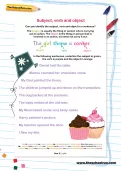 Subject, verb and object worksheet