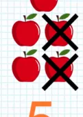 Subtracting numbers using a number line tutorial