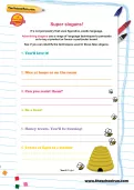 Super slogans worksheet