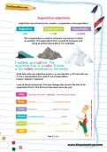 Superlative adjectives worksheet