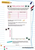 Tallies and bar charts worksheet