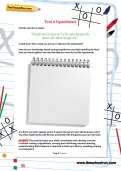 Test a hypothesis worksheet